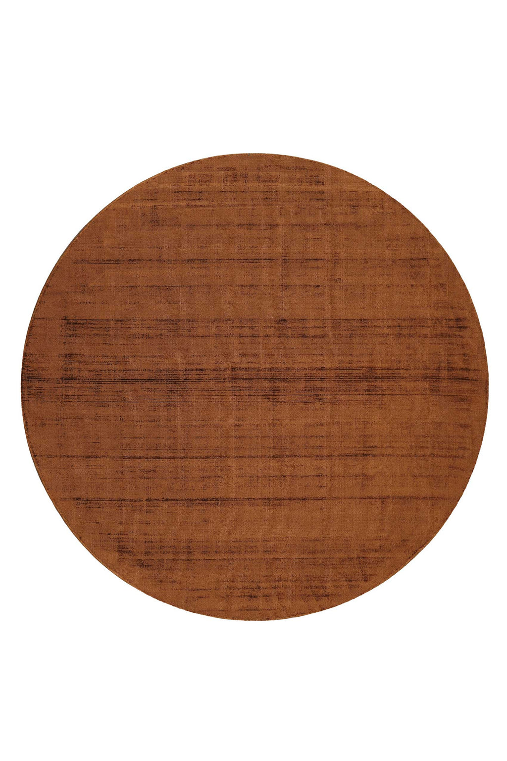 Esprit Kurzflor Teppich Rund Terracotta Braun "Gil"