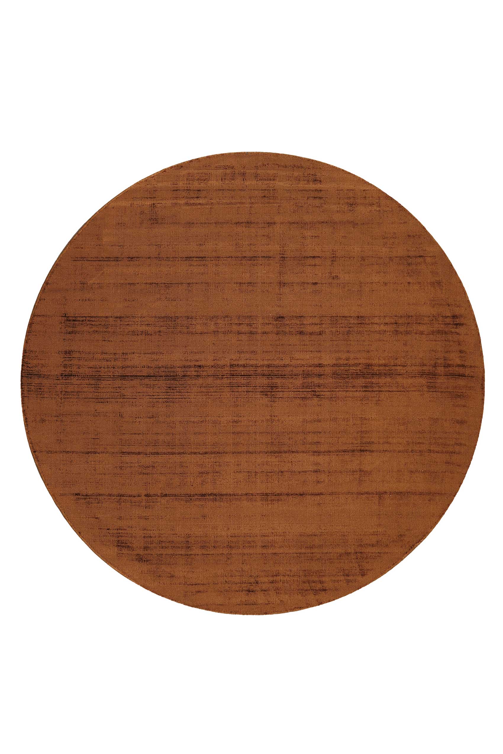 Esprit Kurzflor Teppich Rund Terracotta Braun "Gil"