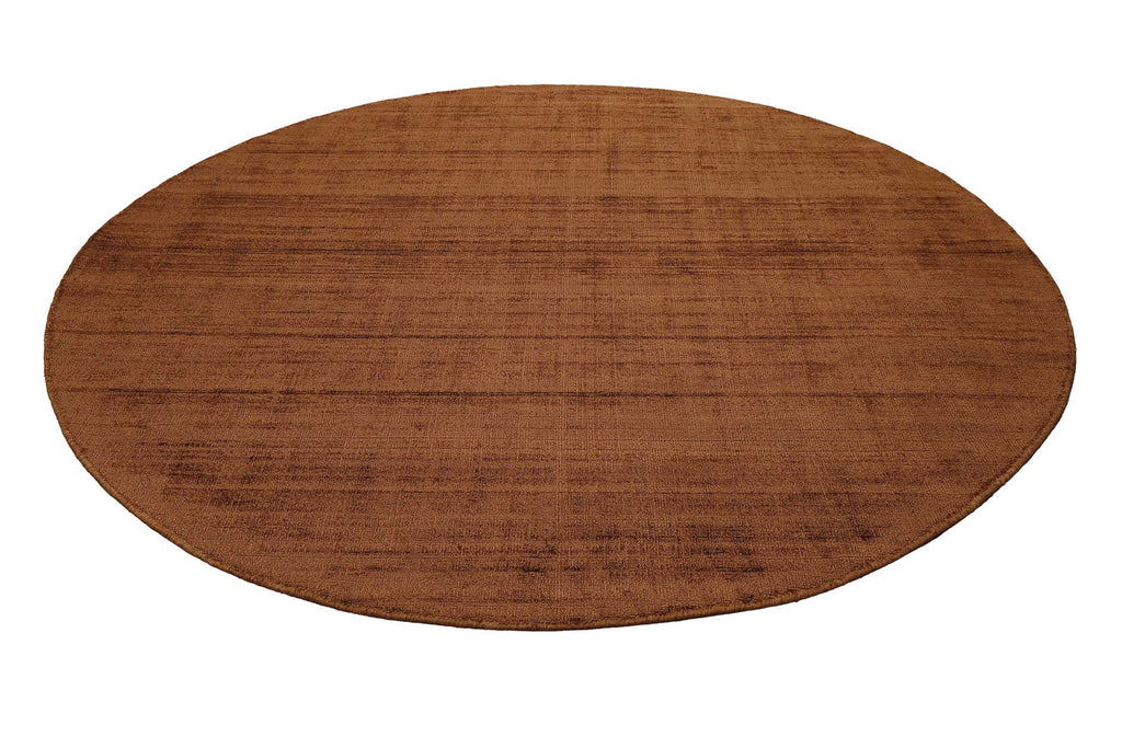 Esprit Kurzflor Teppich Rund Terracotta Braun "Gil"