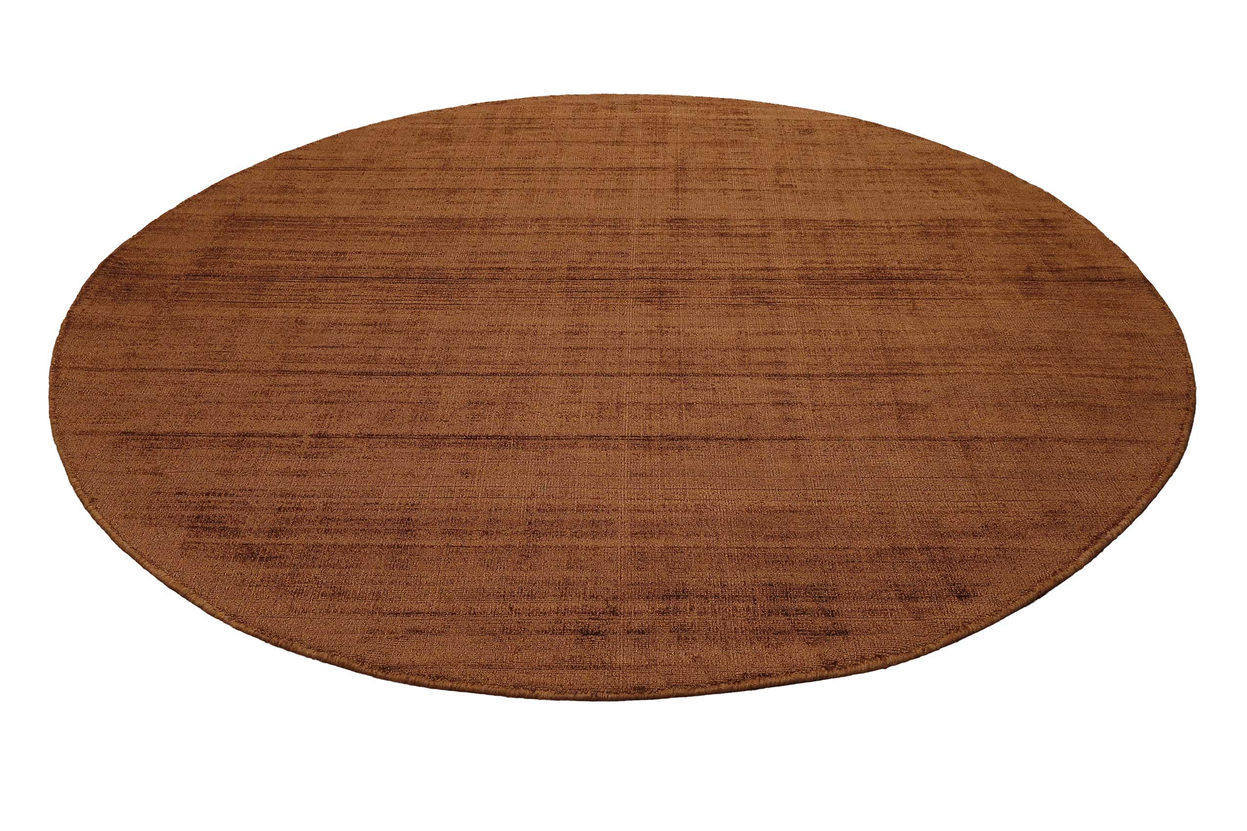 Esprit Kurzflor Teppich Rund Terracotta Braun "Gil"