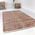 Esprit Kelim Teppich Rotbraun Beige aus Jute & Wolle "Gobi"