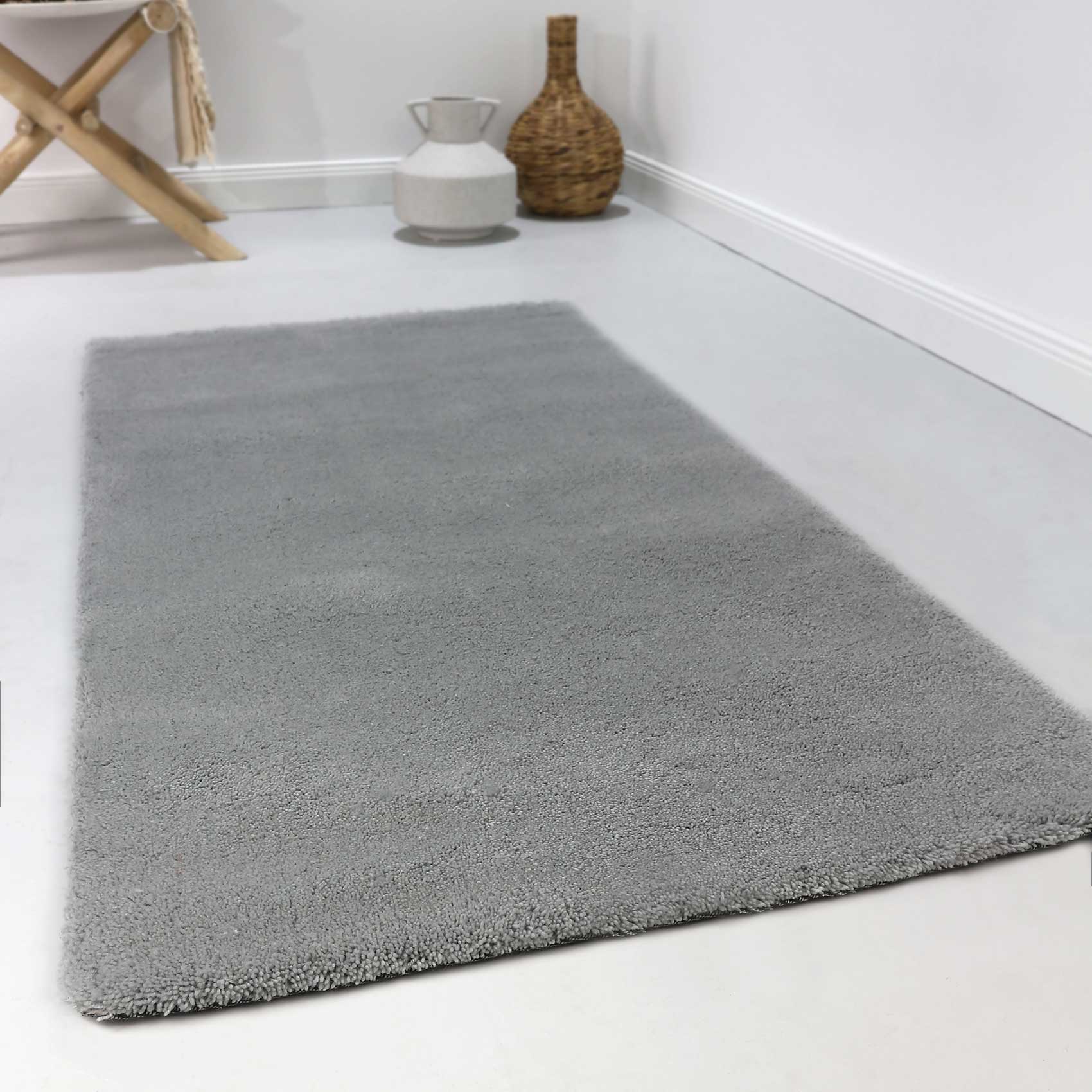 Esprit Wollteppich Hellgrau Hochflor "Greenwood Rug"