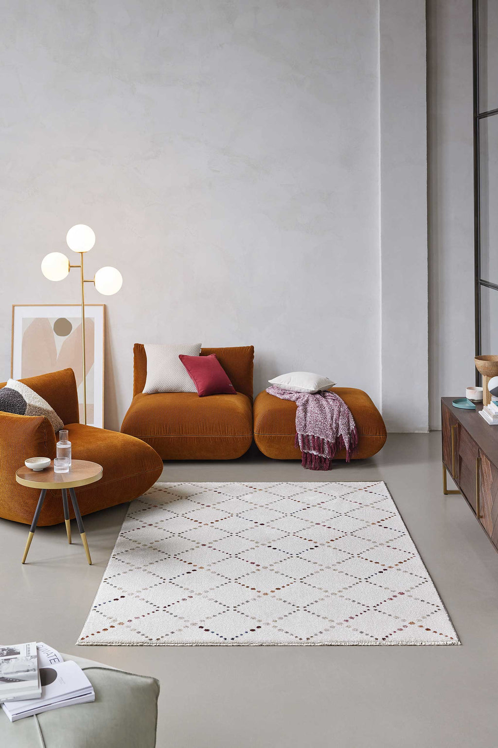 Esprit Teppich Creme Beige "Ina"