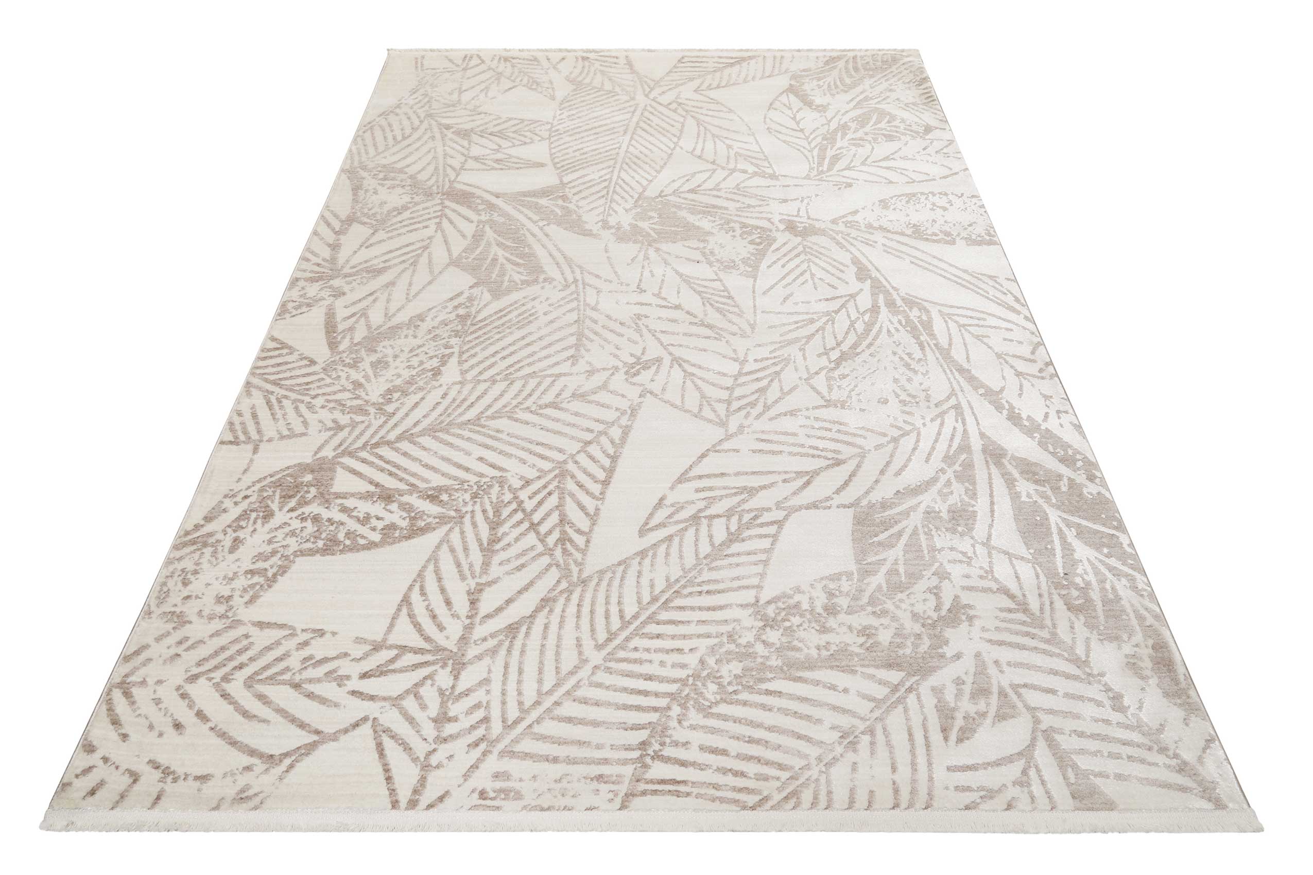 Esprit Kurzflor Teppich Beige Creme "Inga"
