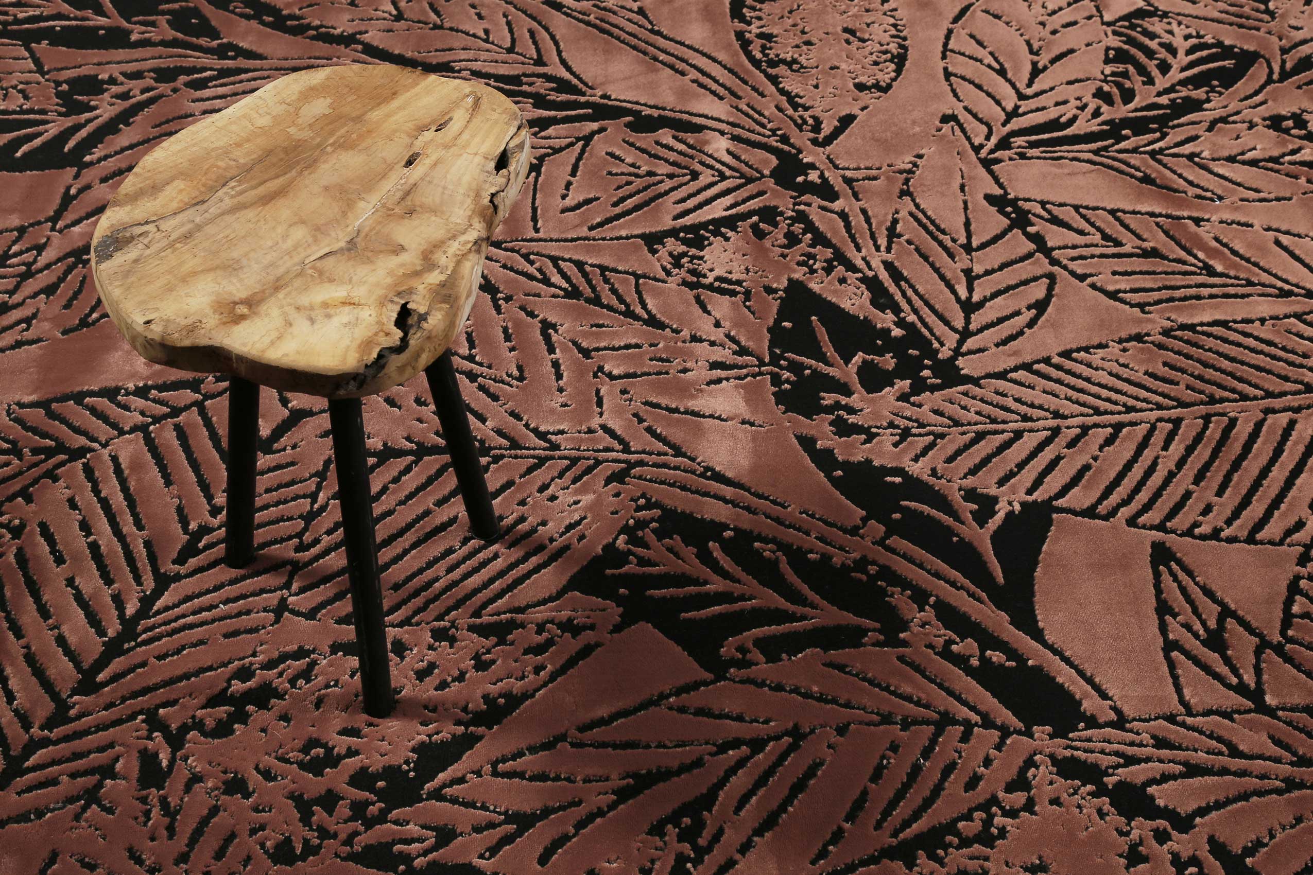 Esprit Kurzflor Teppich Cognac Braun "IngA"