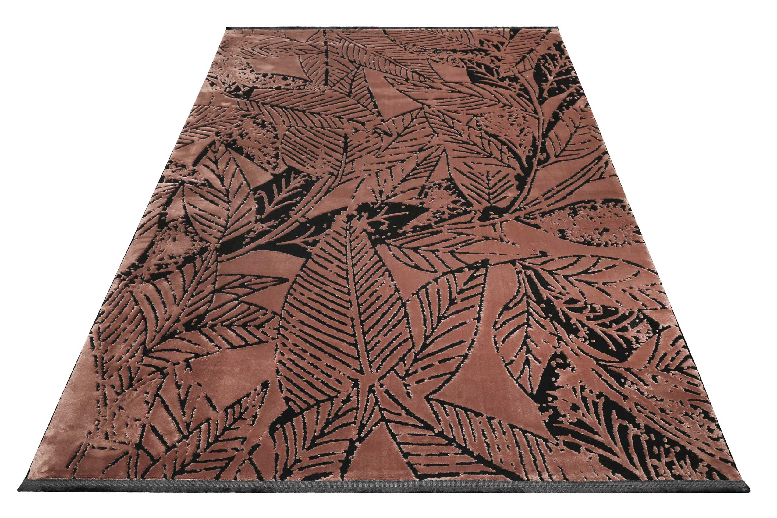 Esprit Kurzflor Teppich Cognac Braun "IngA"
