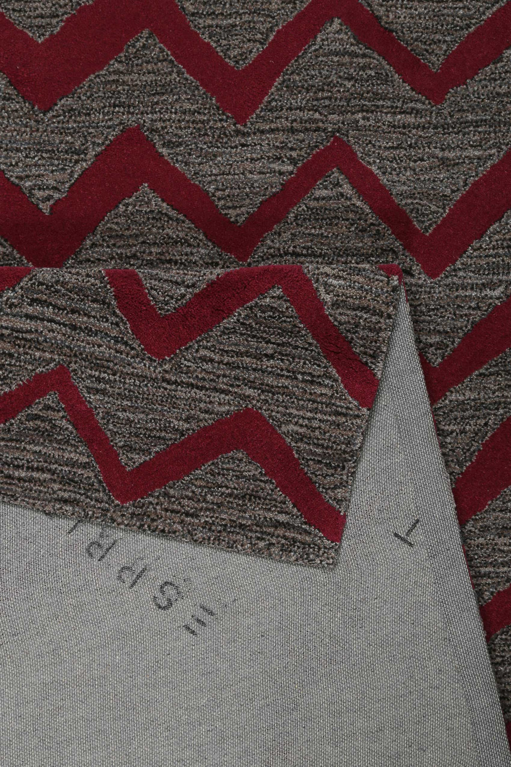 Esprit Teppich Violett Grau Taupe Kurzflor "Kalahari"