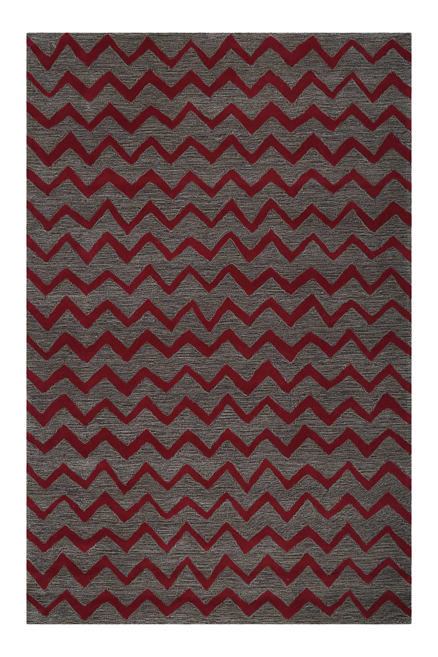 Esprit Teppich Violett Grau Taupe Kurzflor "Kalahari"