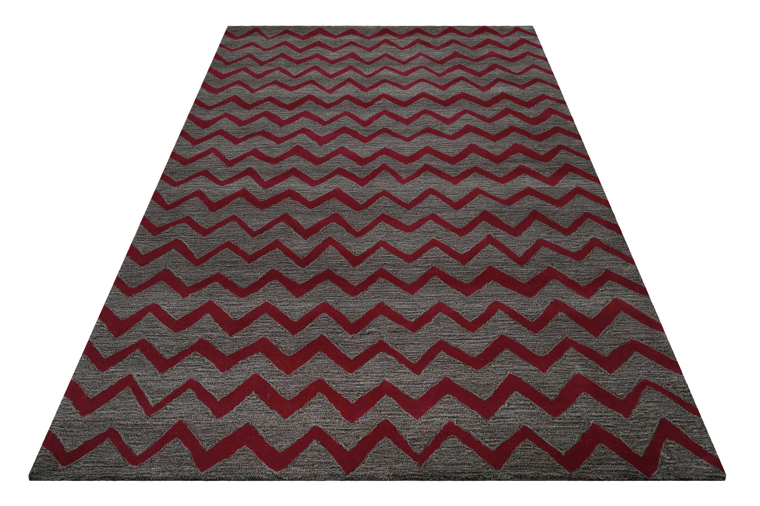 Esprit Teppich Violett Grau Taupe Kurzflor "Kalahari"