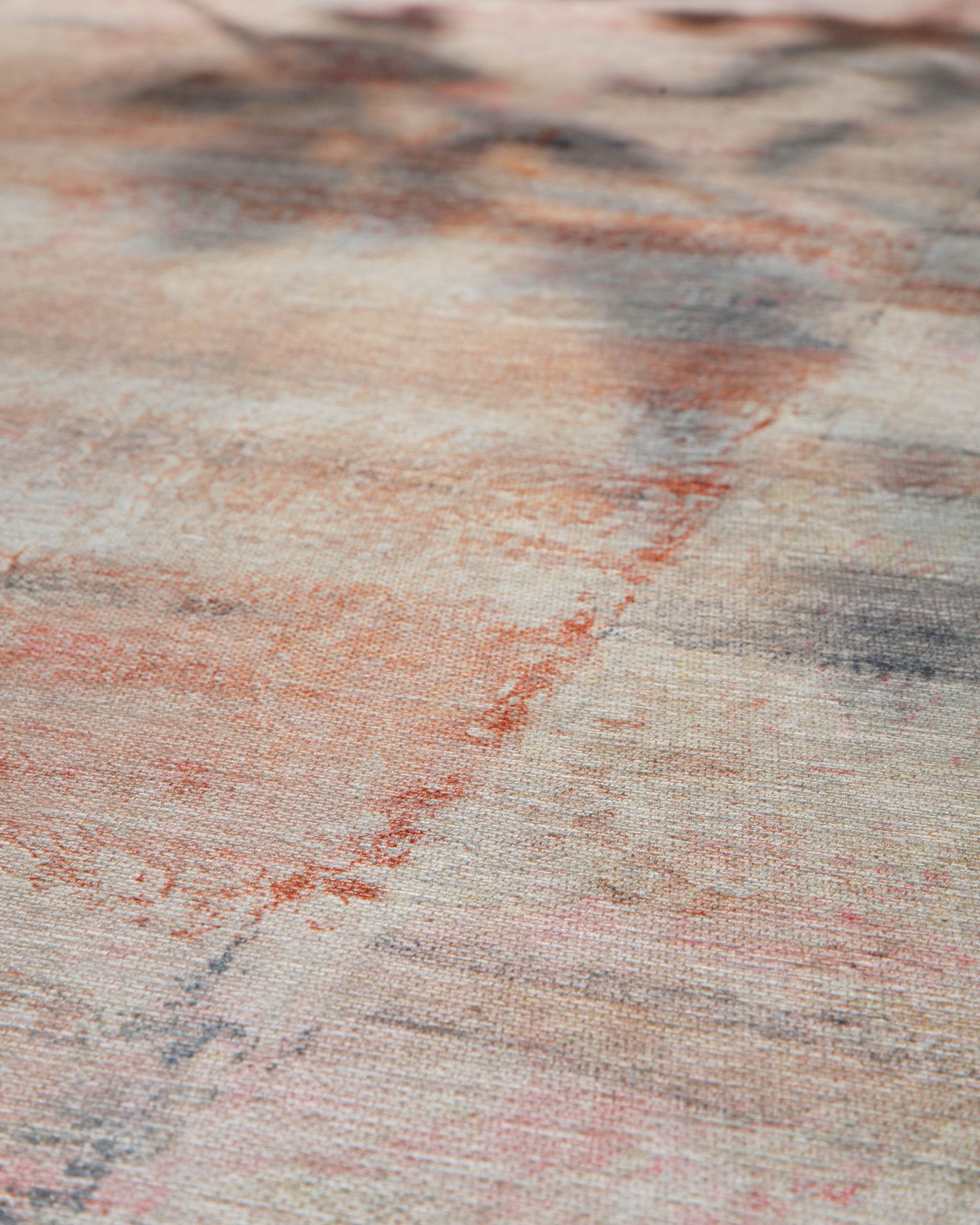 Esprit Flachwebteppich "Maui" Alt Rosa, Detailaufnahme des Webmusters in Nahaufnahme
