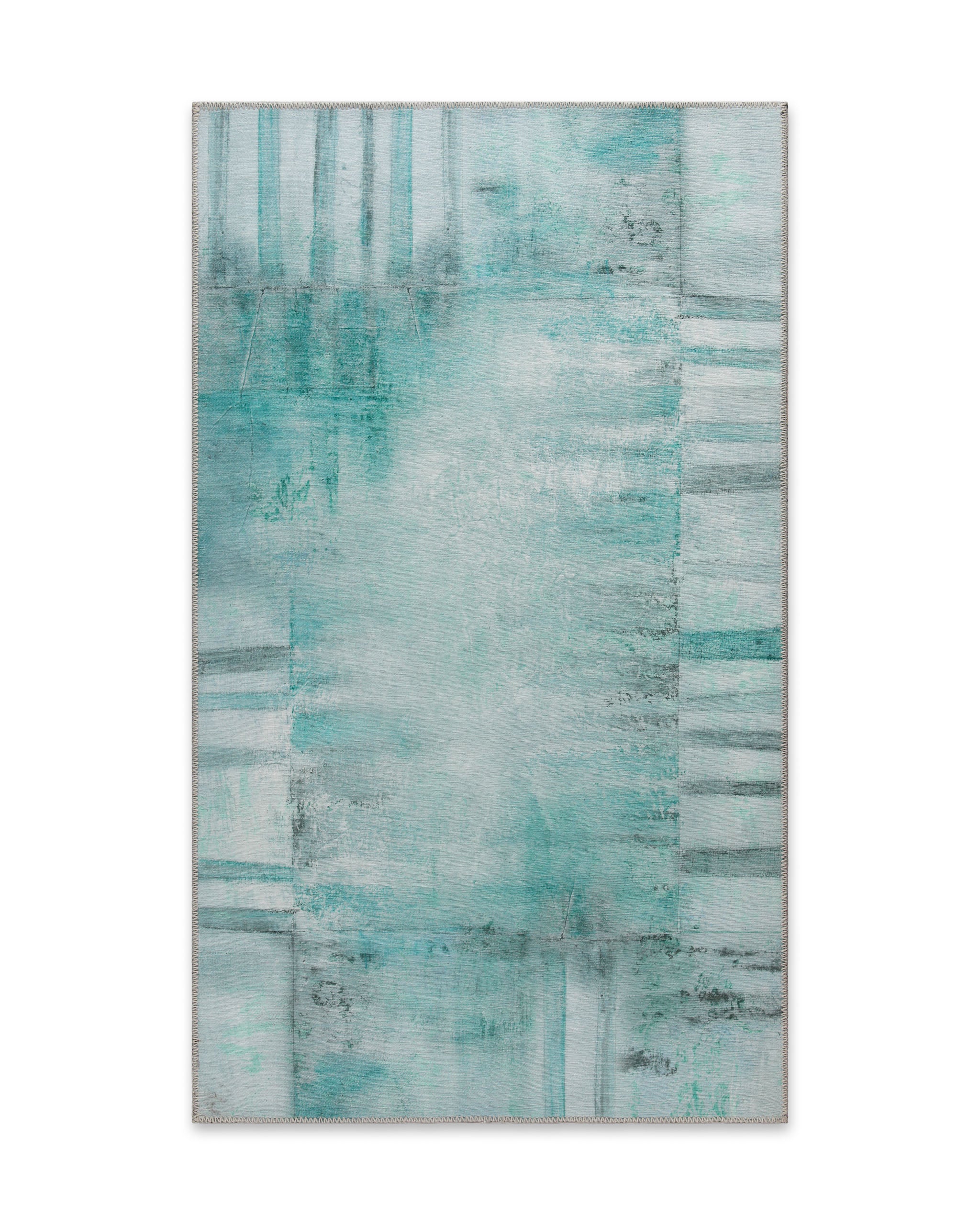 Esprit Flachwebteppich "Maui" Blau Multi, kleine Größe 70 x 120 cm freigestellt