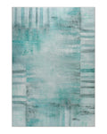 Esprit Flachwebteppich "Maui" Blau Multi, Produktfoto freigestellt mit Blick auf das gesamte Musterbild