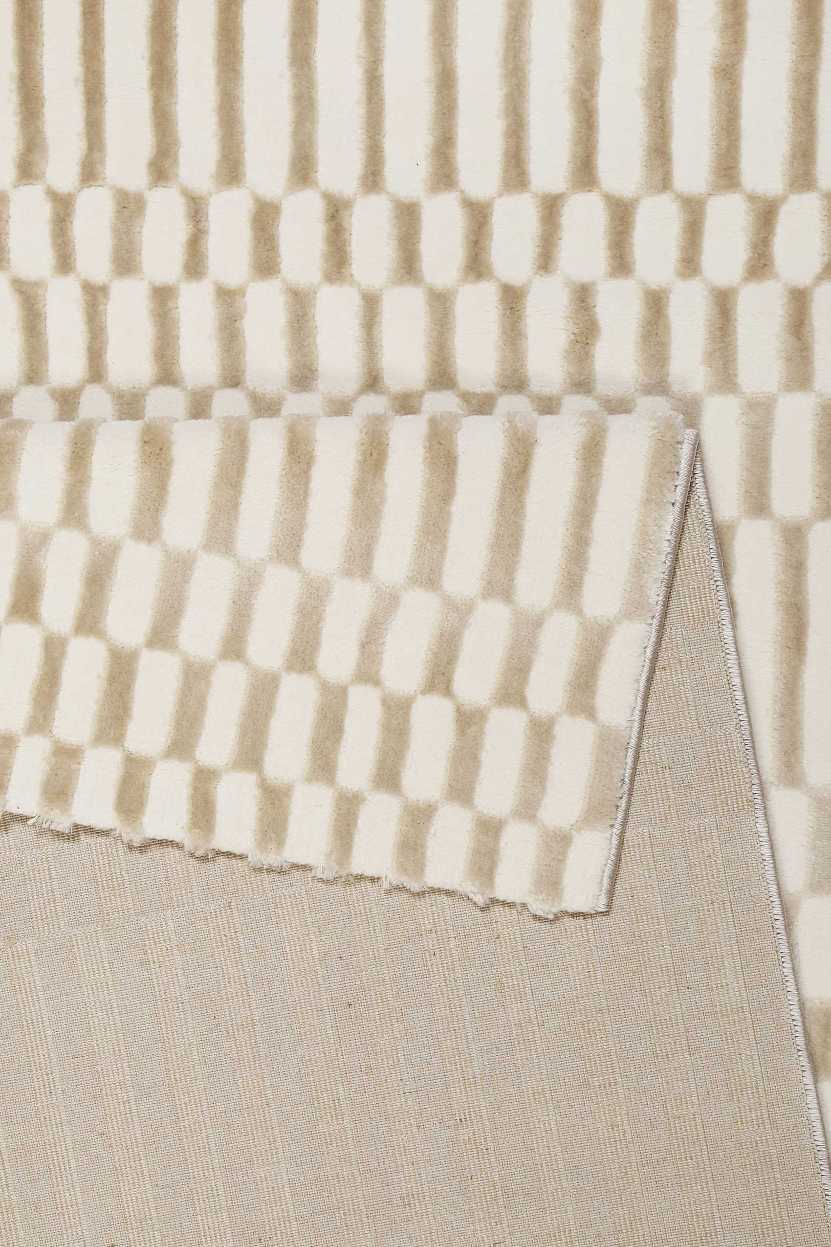 Esprit Teppich Creme Beige Kurzflor "Linn"
