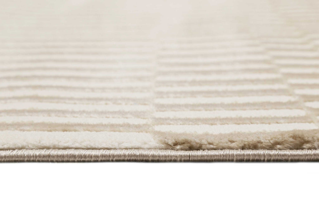 Esprit Teppich Creme Beige Kurzflor "Linn"