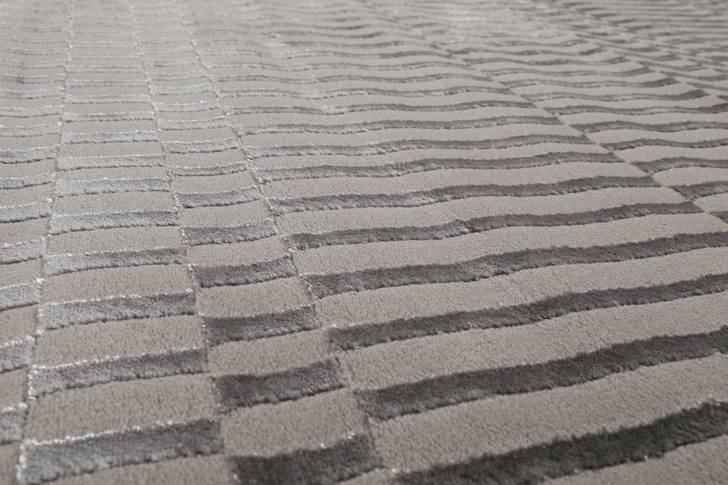 Esprit Teppich Grau Kurzflor "Linn"
