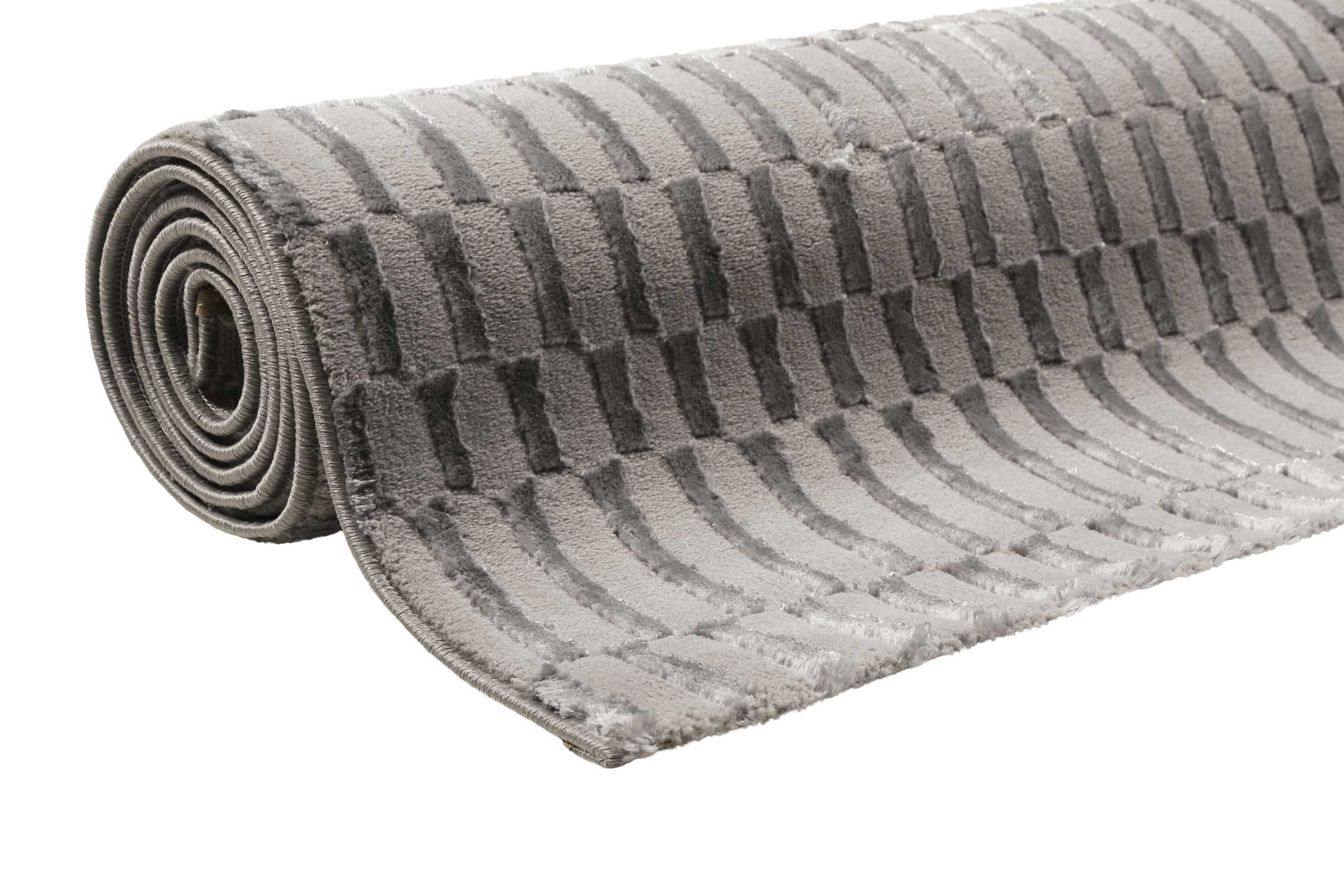 Esprit Teppich Grau Kurzflor "Linn"