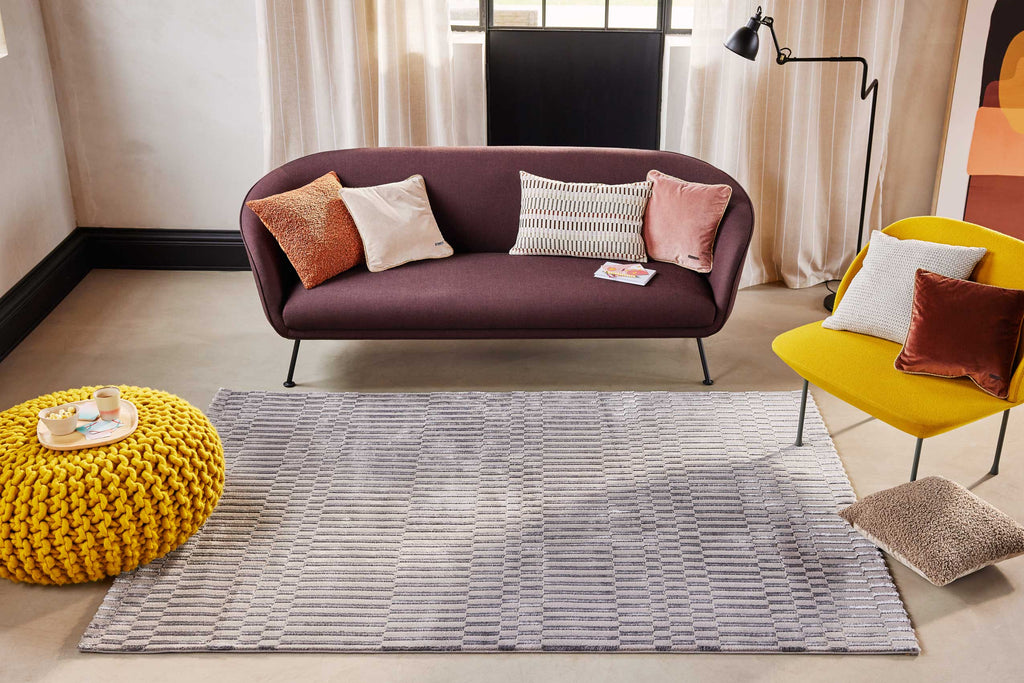 Esprit Teppich Grau Kurzflor "Linn"