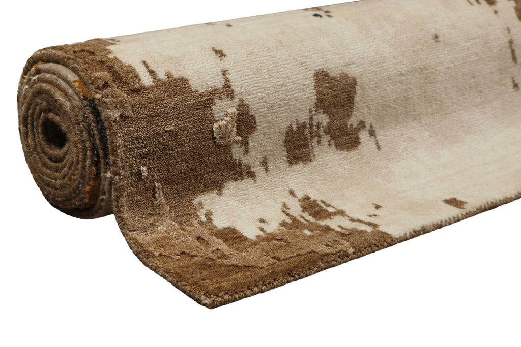 Esprit Kurzflor Teppich Gold aus Wolle "Manhattan"
