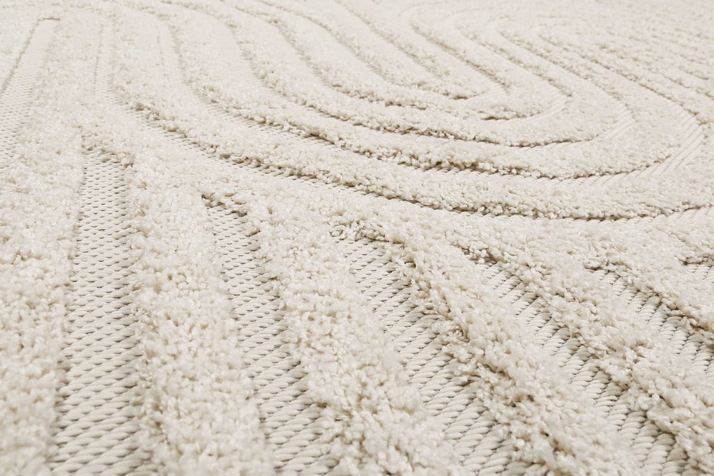 Esprit Teppich In- und Outdoor Creme Beige "Miles"