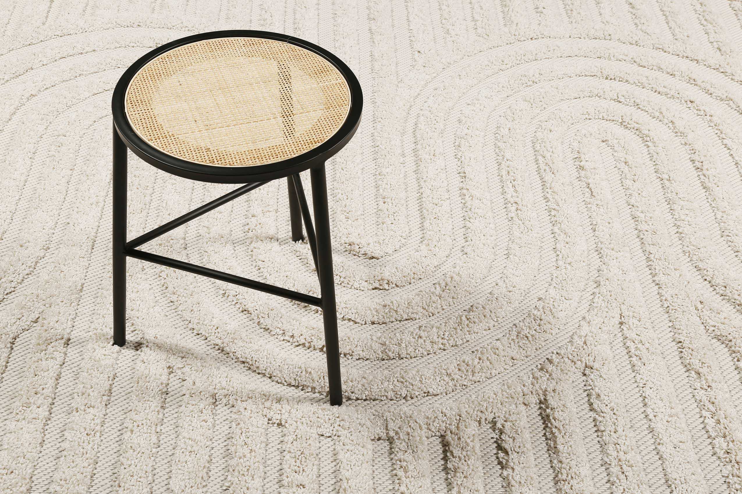 Esprit Teppich In- und Outdoor Creme Beige "Miles"