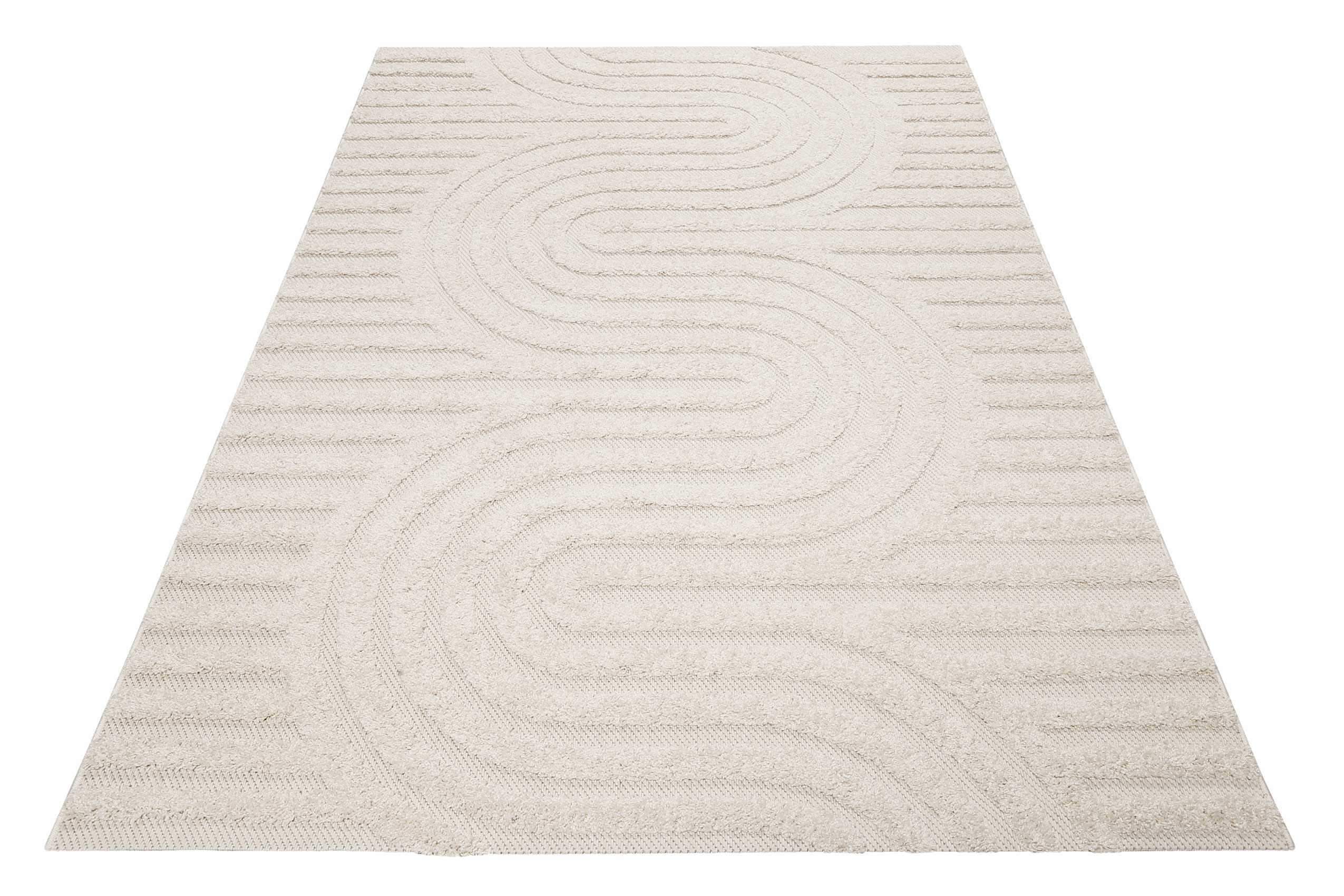 Esprit Teppich In- und Outdoor Creme Beige "Miles"
