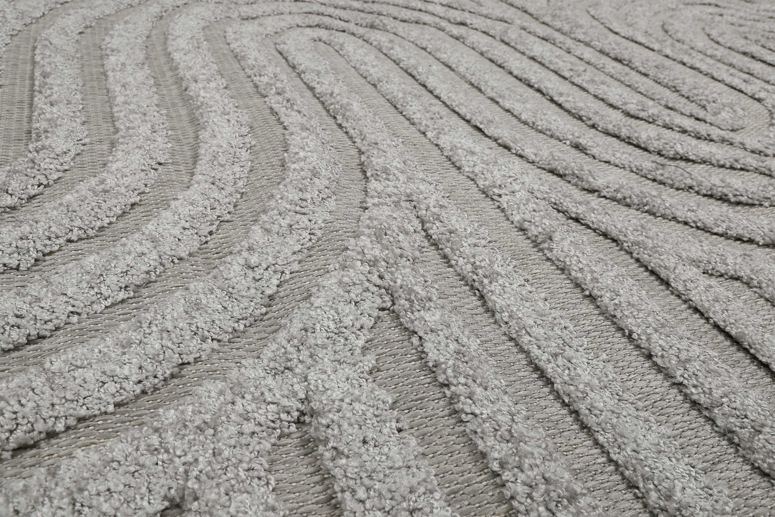 Esprit Teppich In- und Outdoor Grau "Miles"