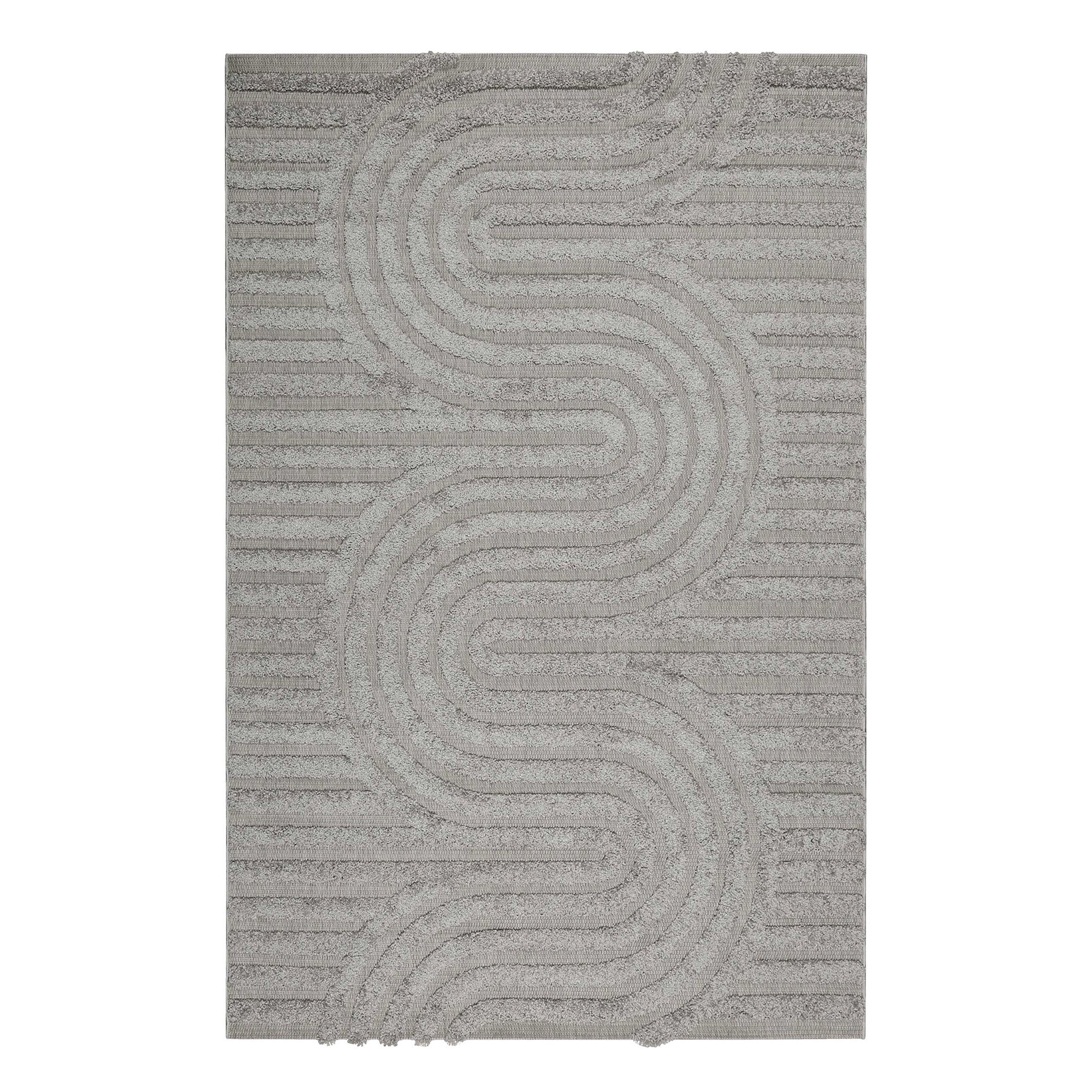 Esprit Teppich In- und Outdoor Grau "Miles"