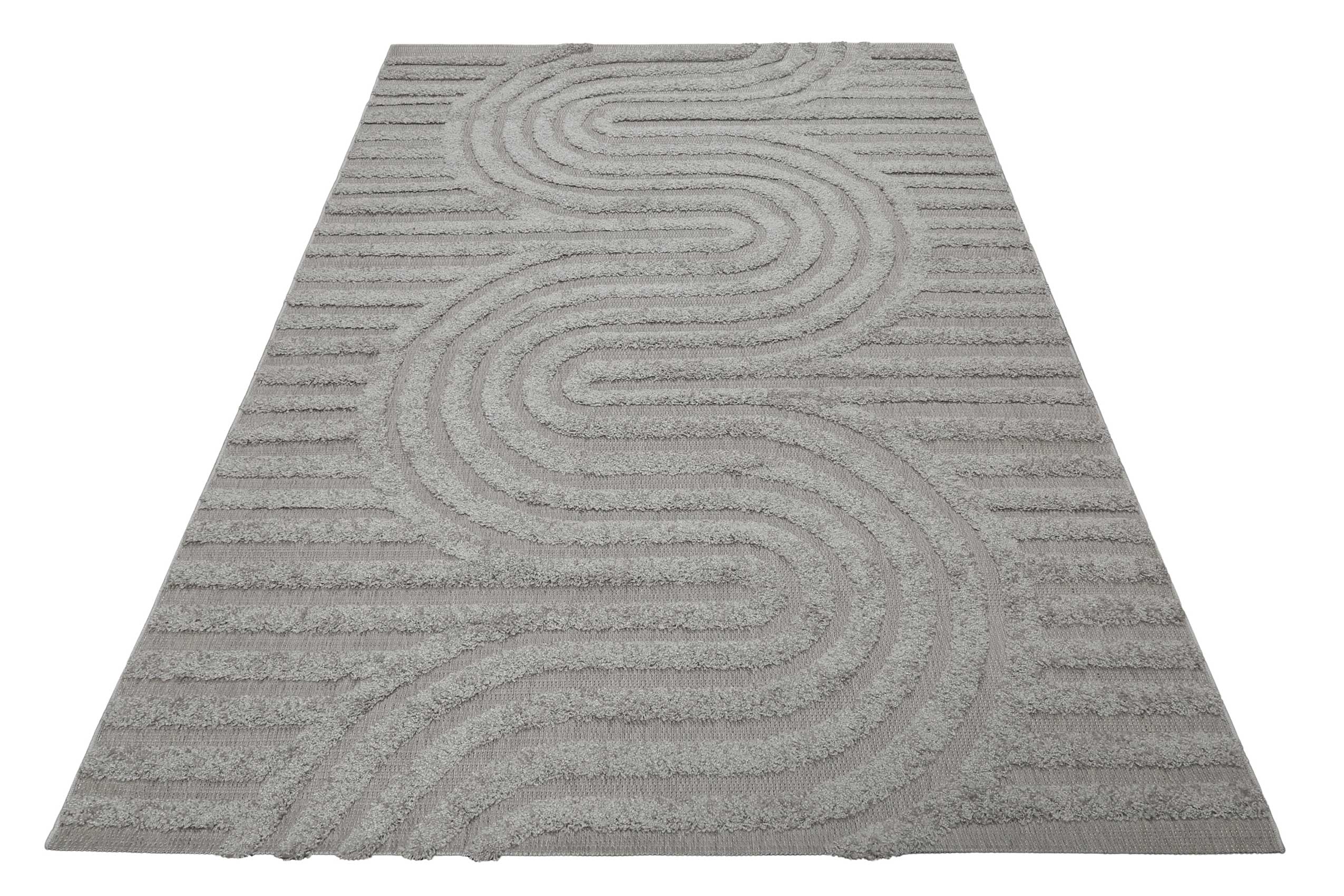 Esprit Teppich In- und Outdoor Grau "Miles"