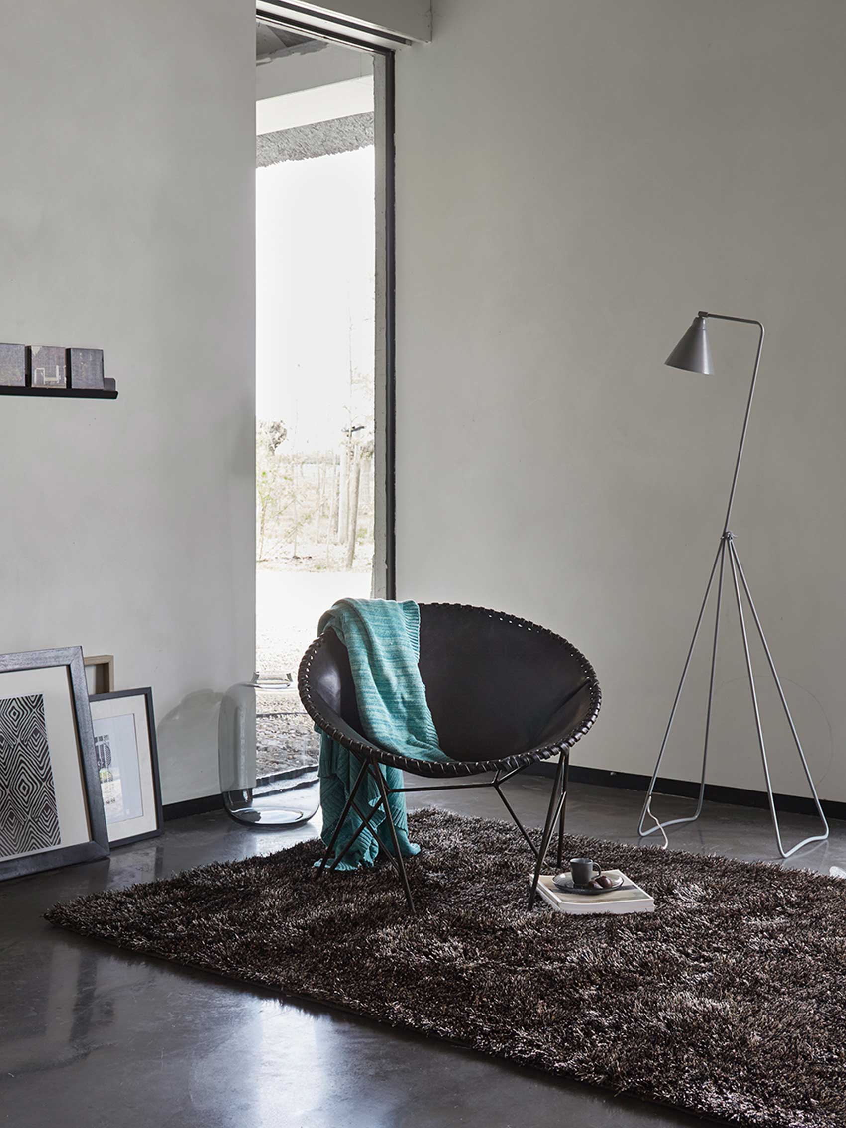 Esprit Hochflor Teppich braun "New Glamour"