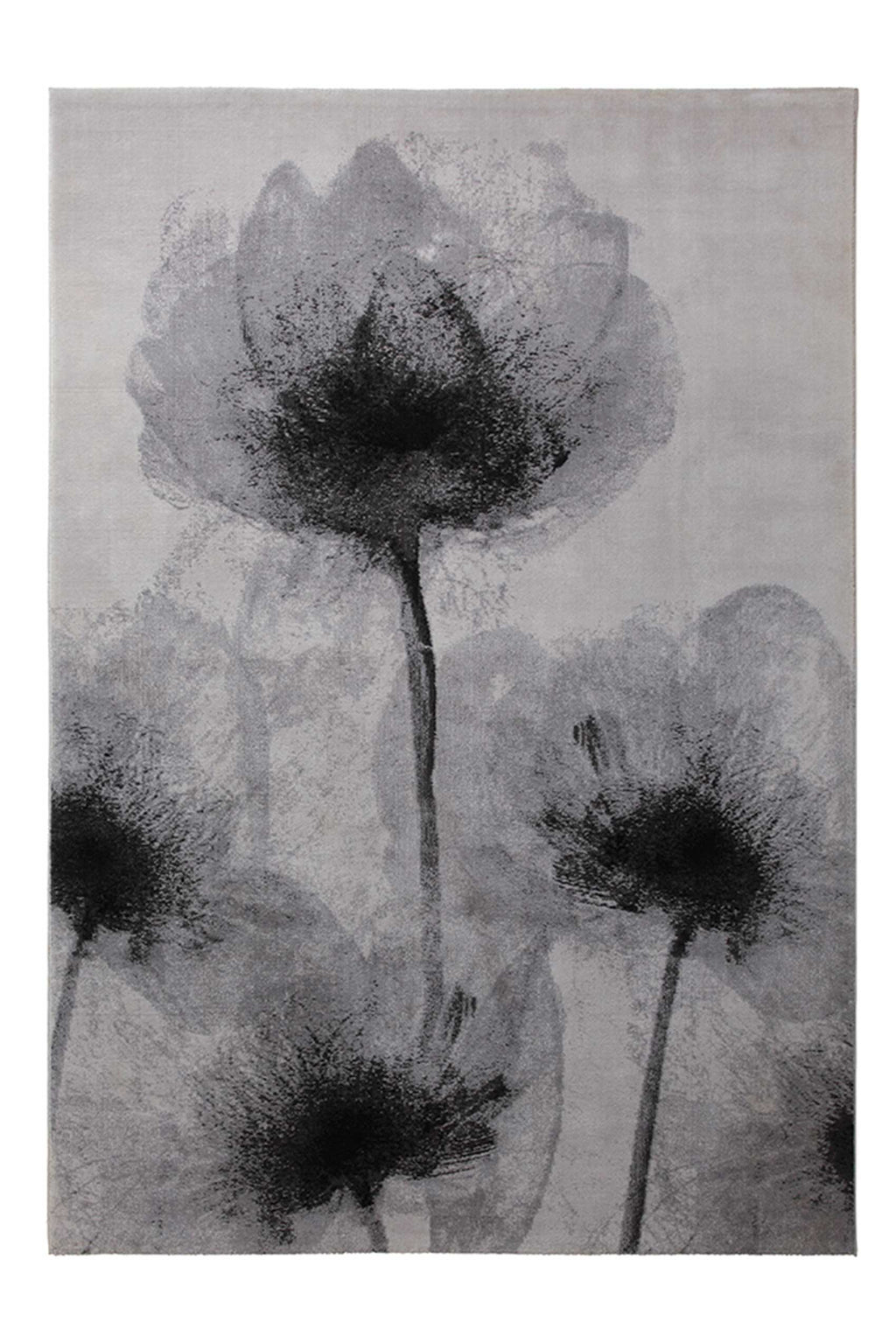 Esprit Teppich Grau Anthrazit Kurzflor "Night Shade"
