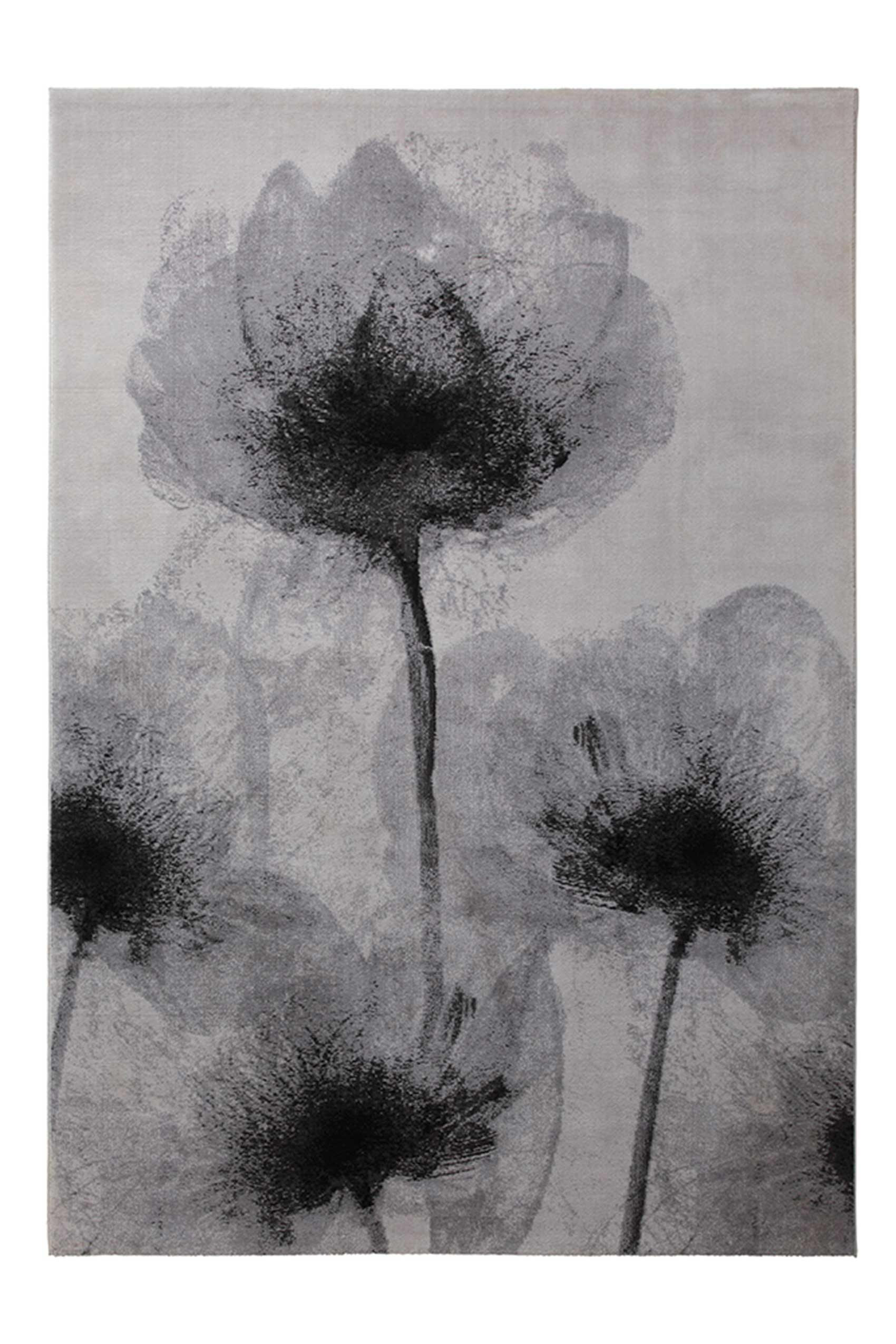 Esprit Teppich Grau Anthrazit Kurzflor "Night Shade"