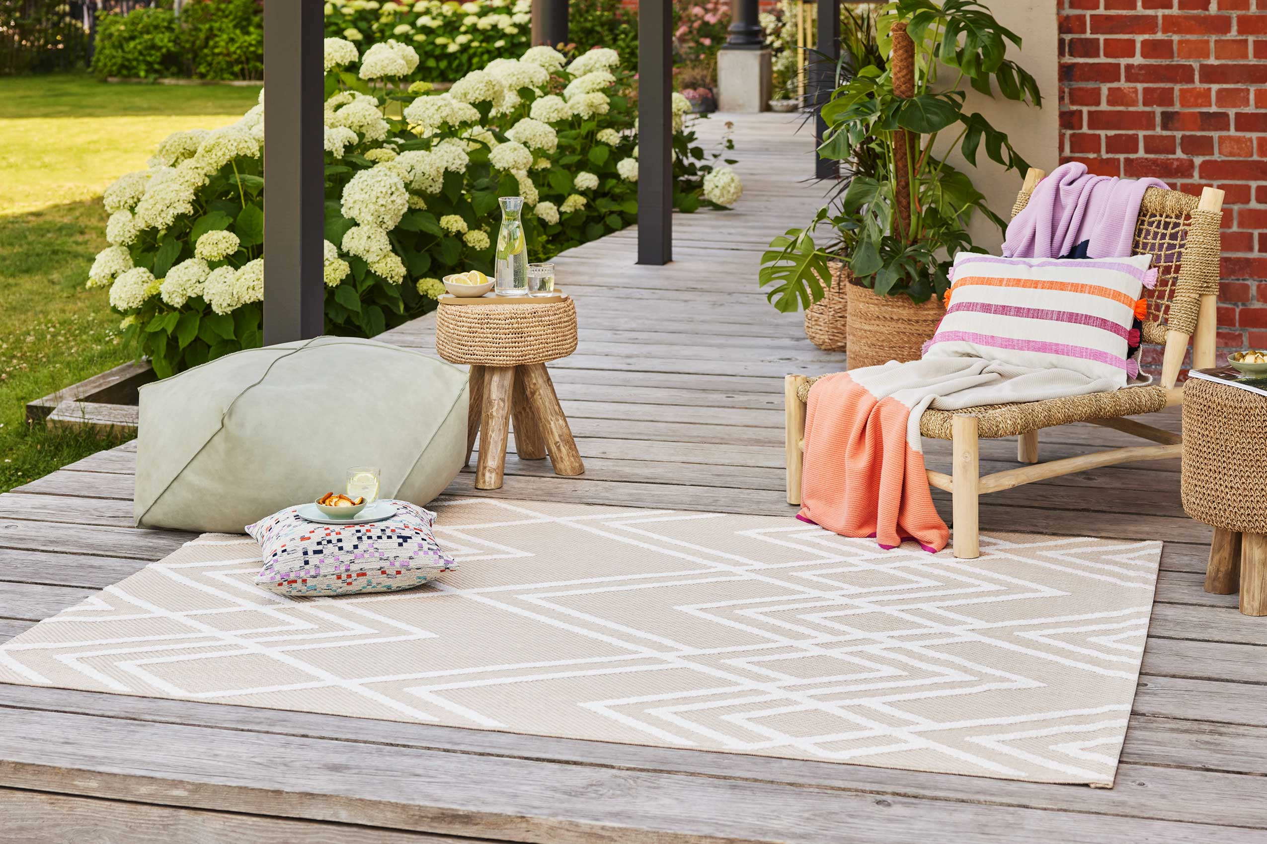 Esprit Teppich In- und Outdoor Beige "Rave"