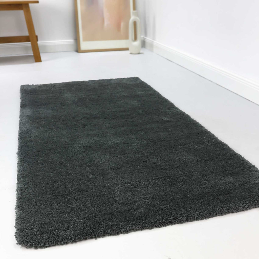 Esprit Teppich Grün Anthrazit Hochflor "Relaxx"