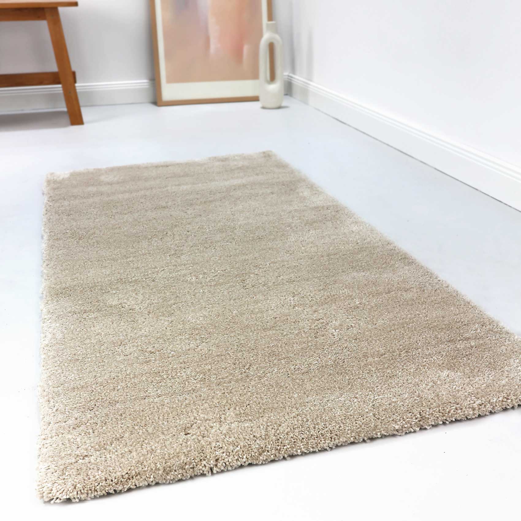 Esprit Teppich Creme Beige meliert Hochflor "Relaxx"