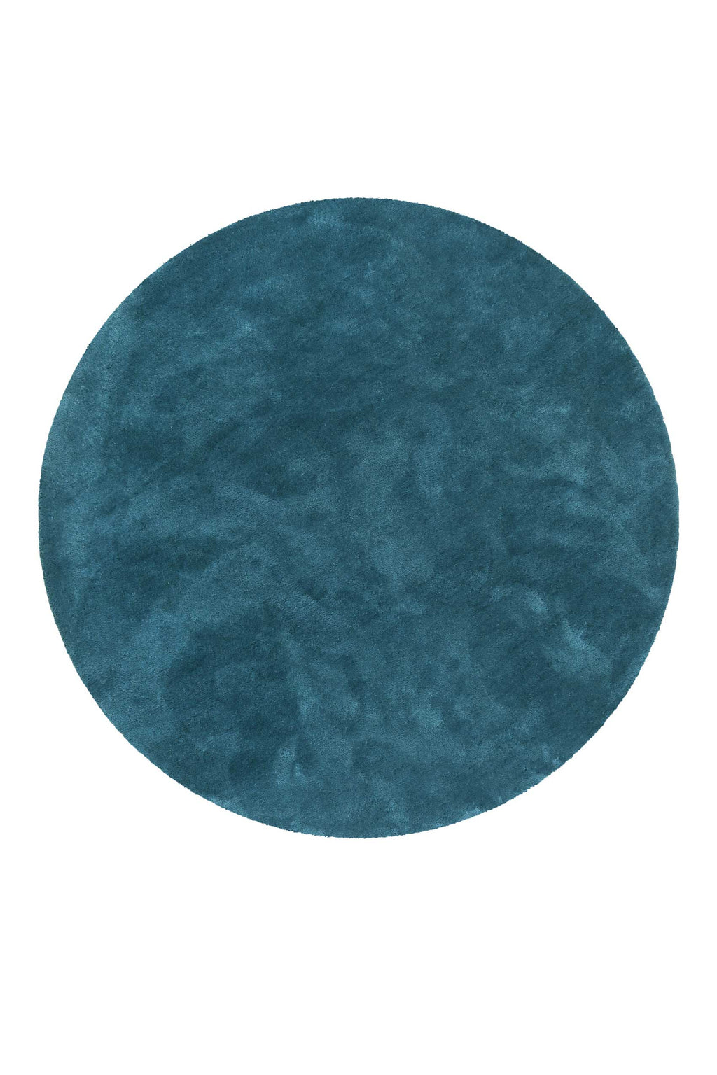 Esprit Teppich Rund Petrol Hochflor "Relaxx"