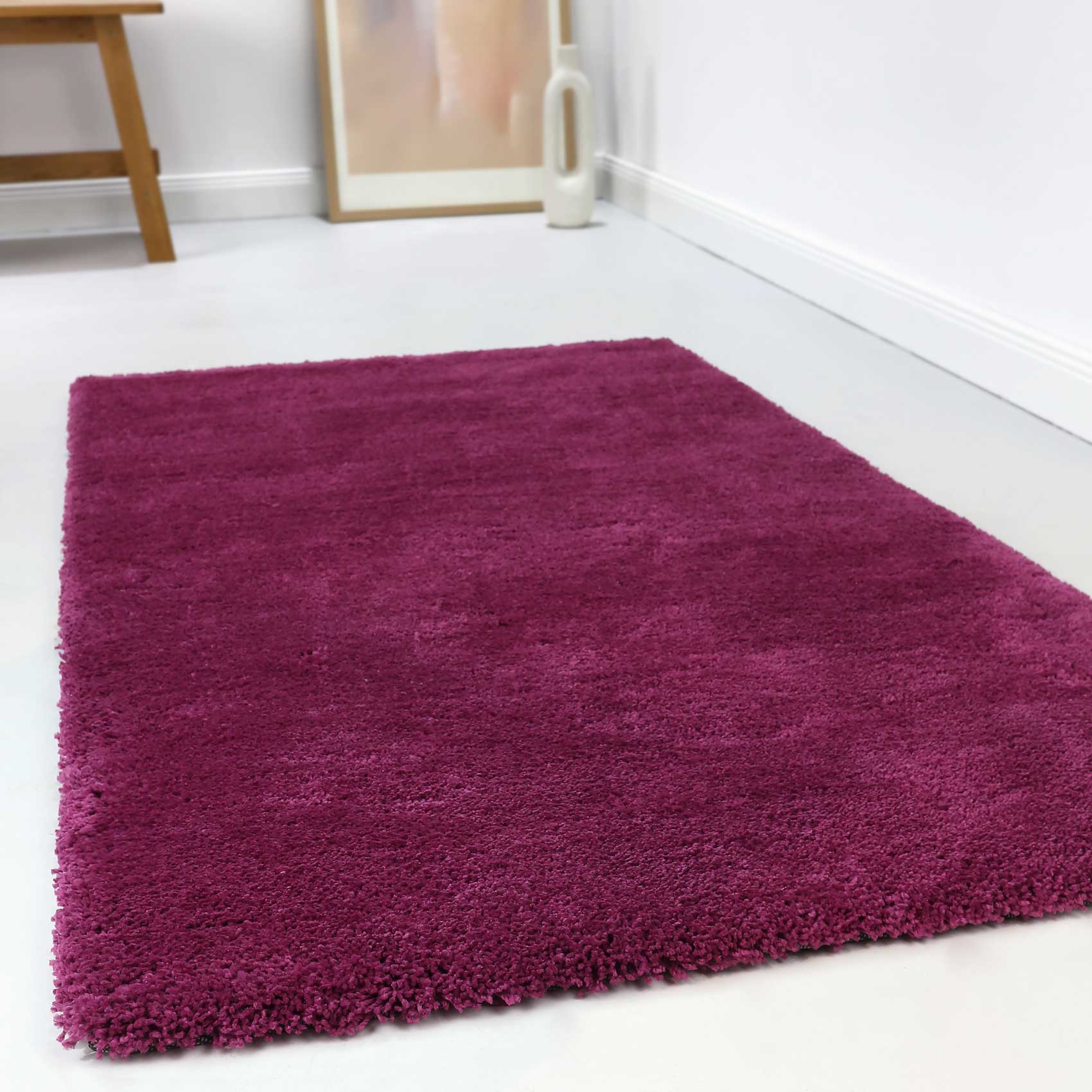 Esprit Teppich Pink Violett Hochflor "Relaxx"