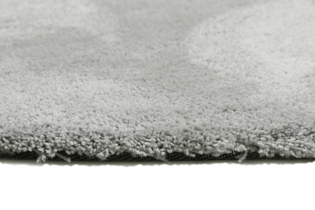 Esprit Teppich Rund Hellgrau Hochflor "Relaxx"