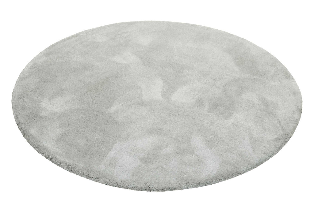 Esprit Teppich Rund Hellgrau Hochflor "Relaxx"