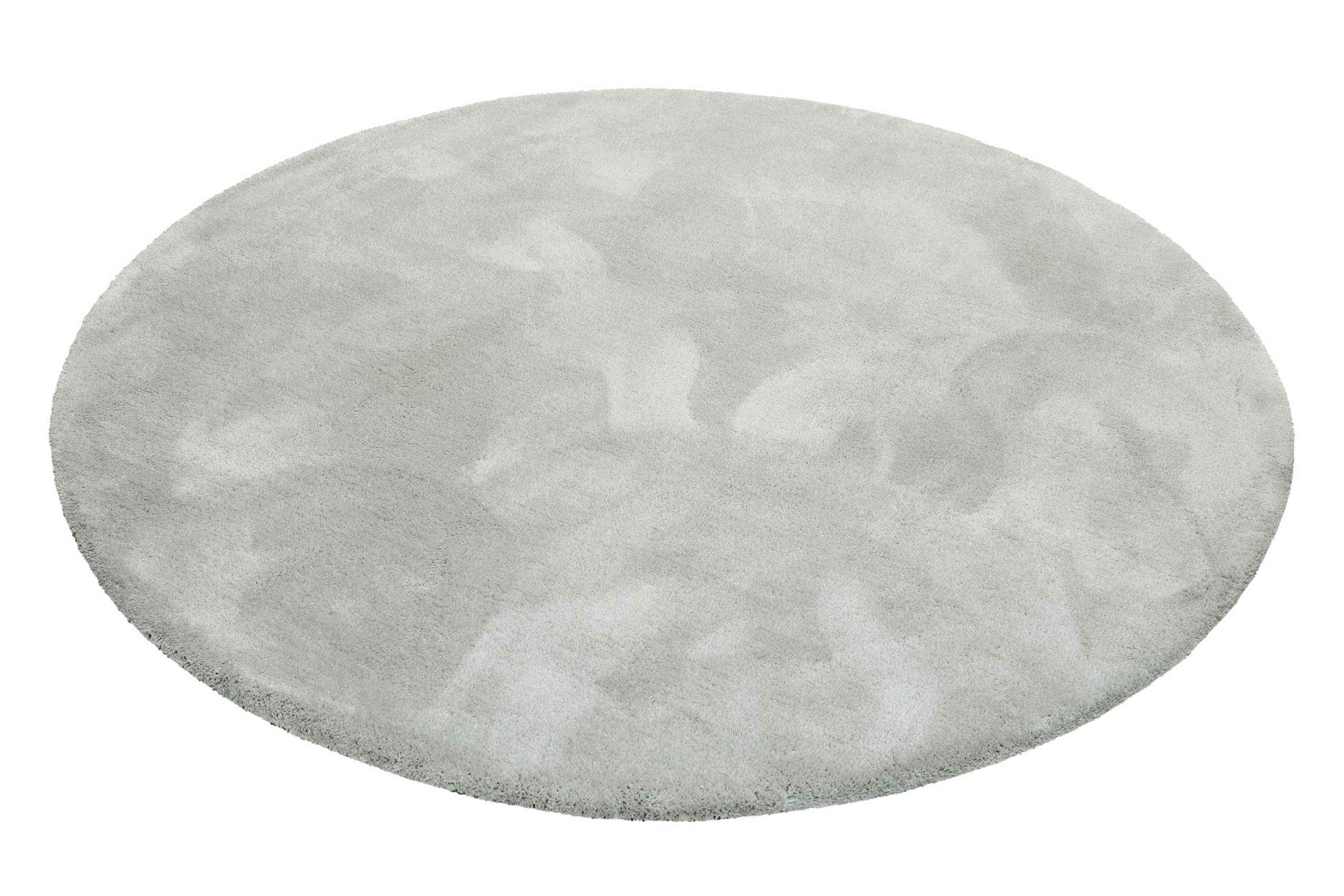 Esprit Teppich Rund Hellgrau Hochflor "Relaxx"