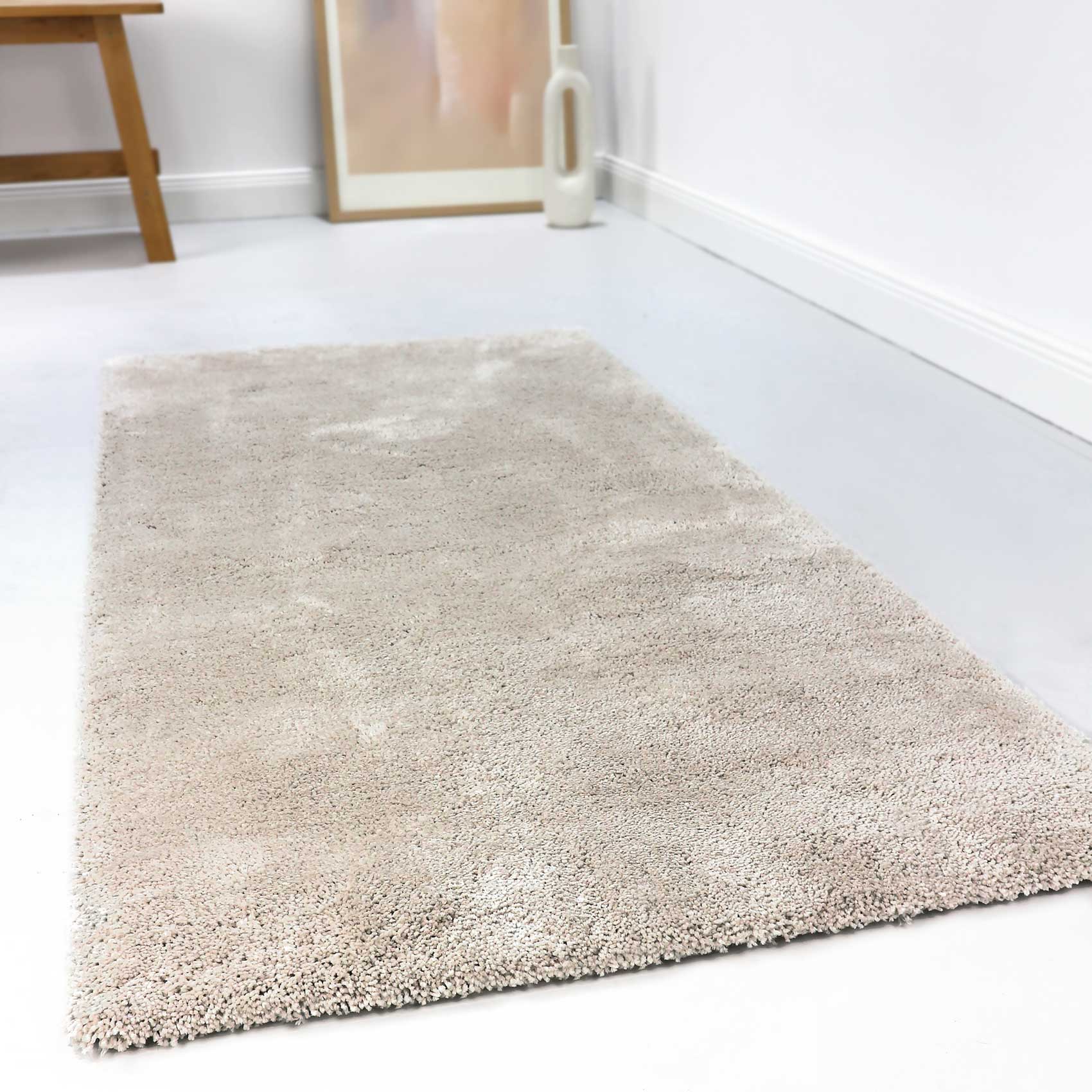 Esprit Teppich Creme Beige Hochflor "Relaxx"