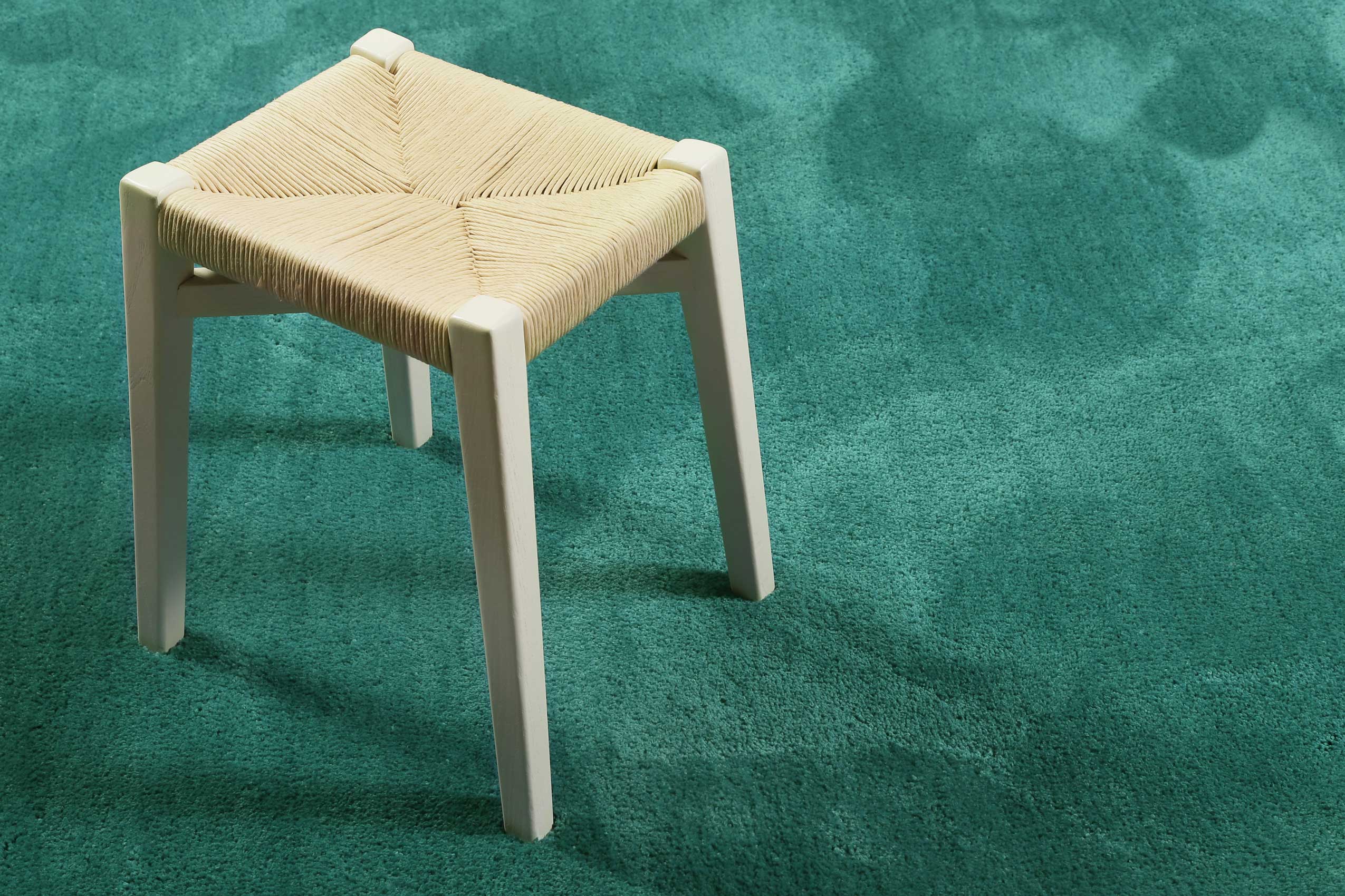 Esprit Teppich Rund Smaragdgrün Hochflor "Relaxx"