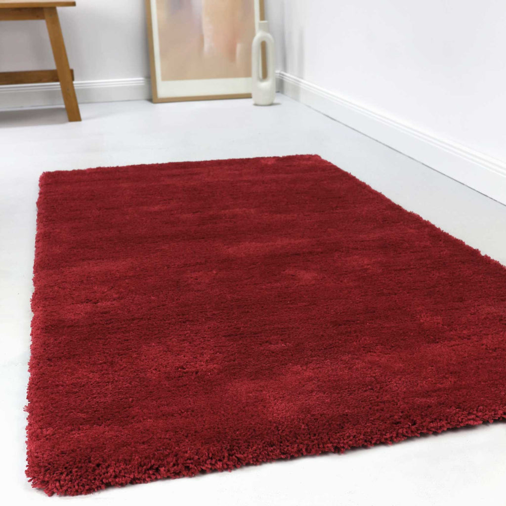 Esprit Teppich Rot Hochflor "Relaxx"