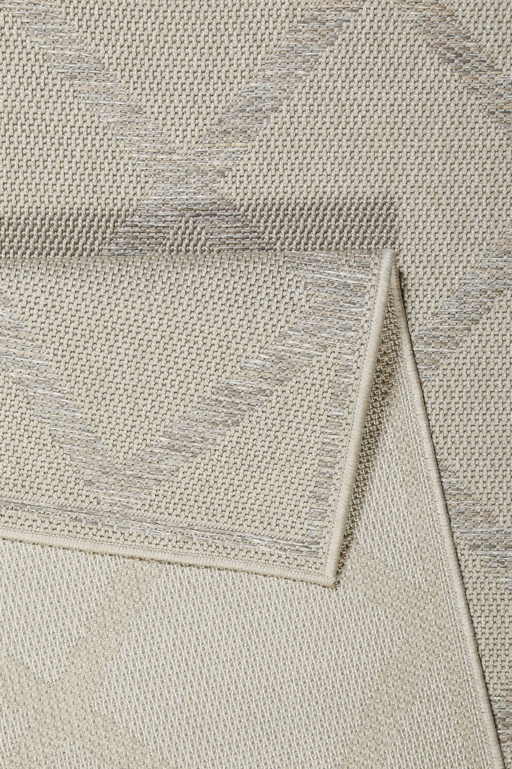 Esprit Teppich In & Outdoor Beige Grau "Rhomb"