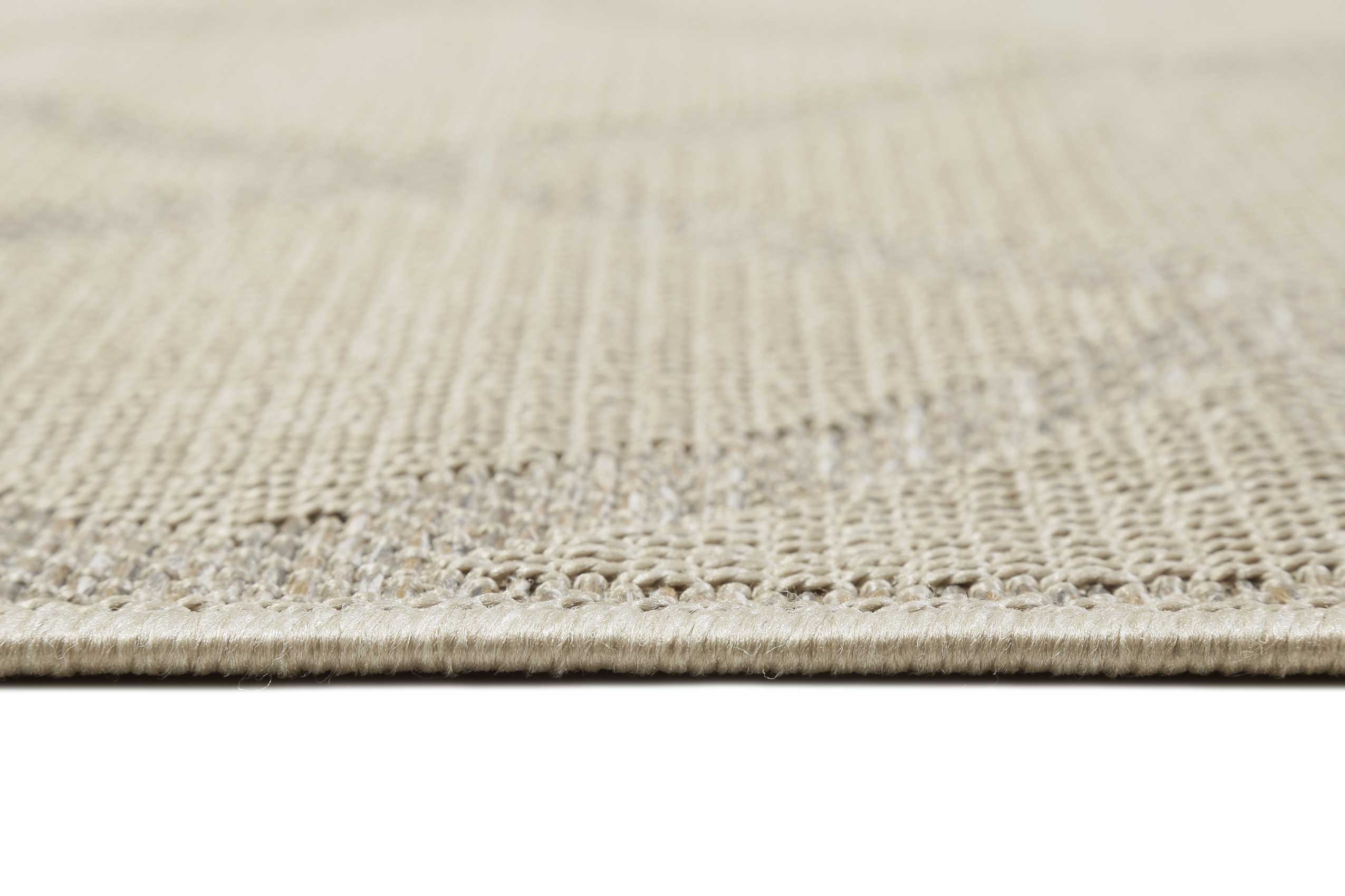 Esprit Teppich In & Outdoor Beige Grau "Rhomb"