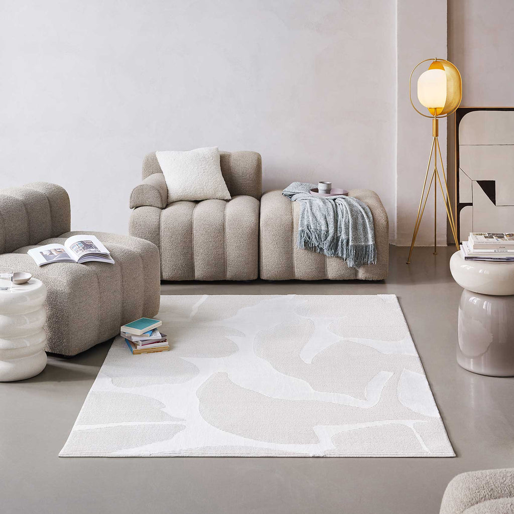 Esprit Teppich Weiß Creme "Sara"