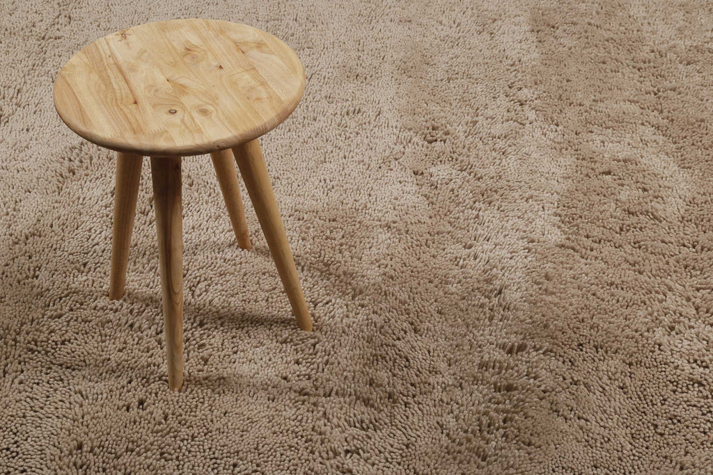 Esprit Wollteppich Shaggy Sand Beige Hochflor "Seattle Shag"