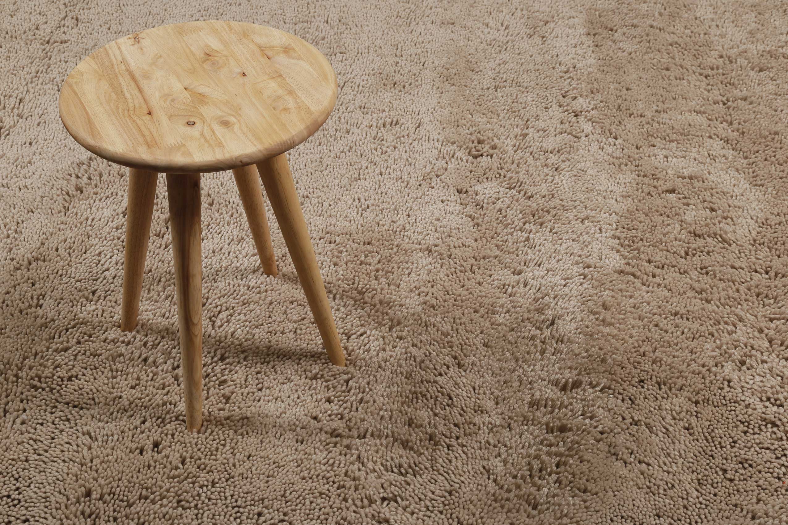 Esprit Wollteppich Shaggy Sand Beige Hochflor "Seattle Shag"