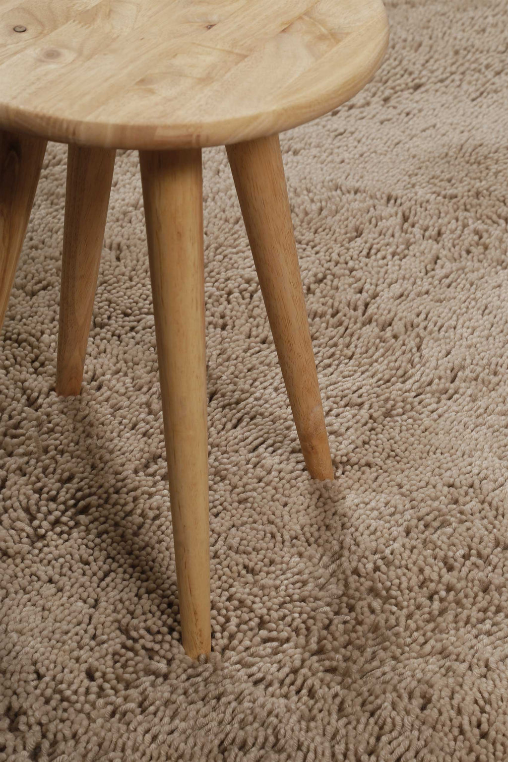 Esprit Wollteppich Shaggy Sand Beige Hochflor "Seattle Shag"