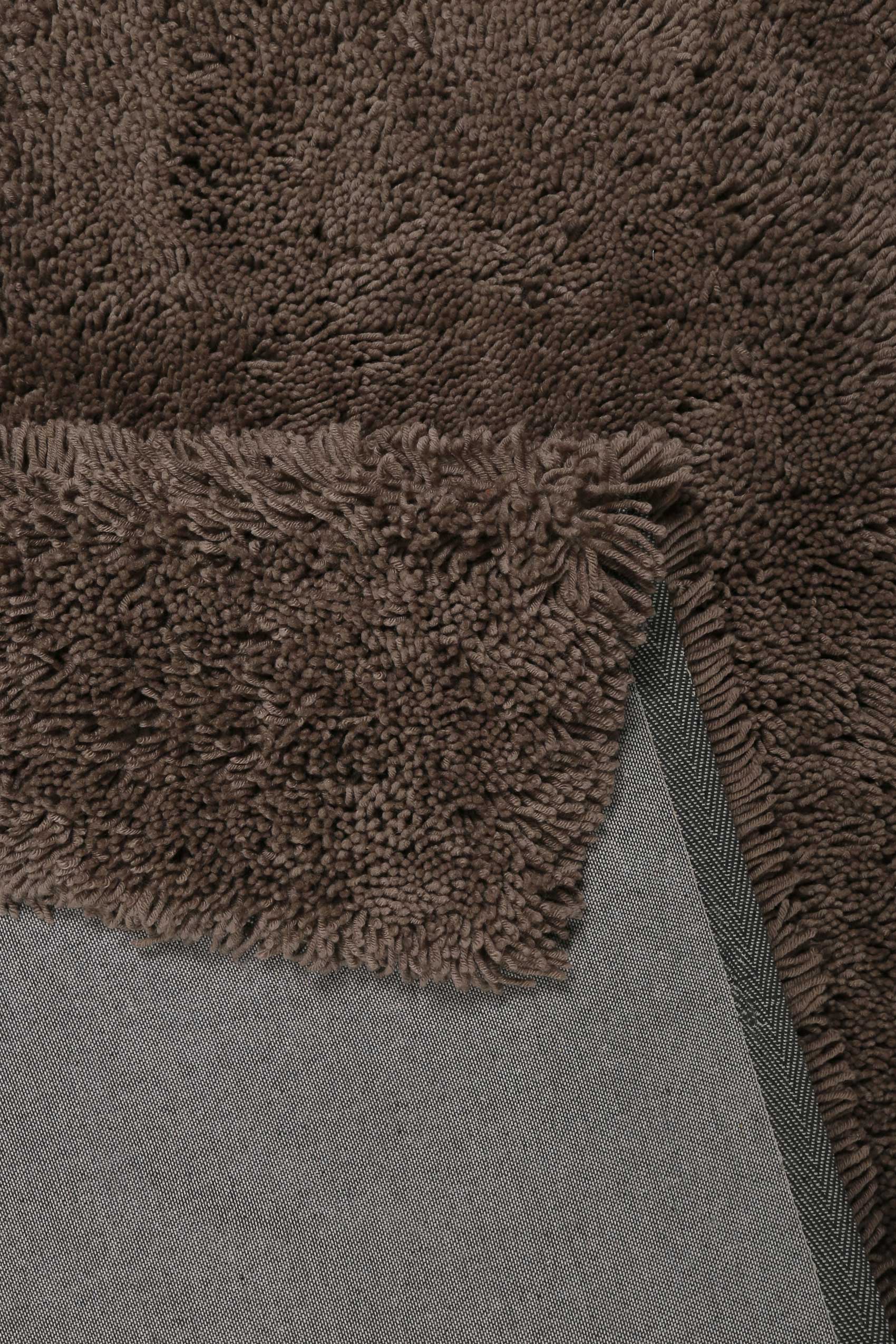 Esprit Wollteppich Shaggy Braun Hochflor "Seattle Shag"