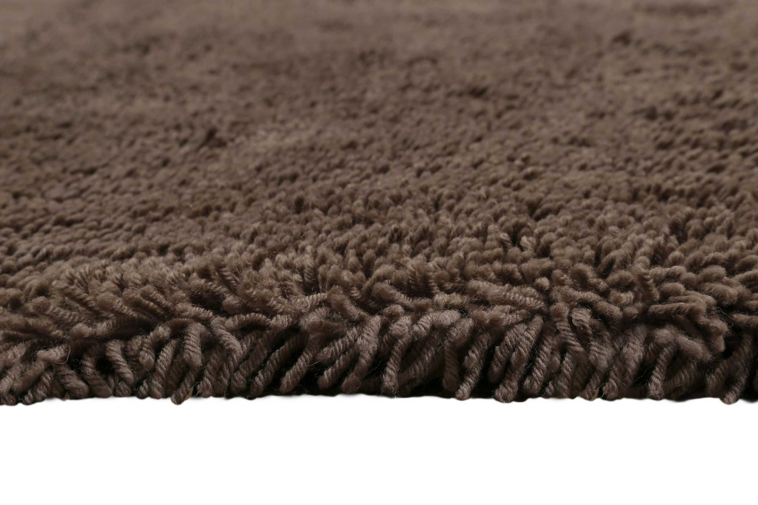Esprit Wollteppich Shaggy Braun Hochflor "Seattle Shag"